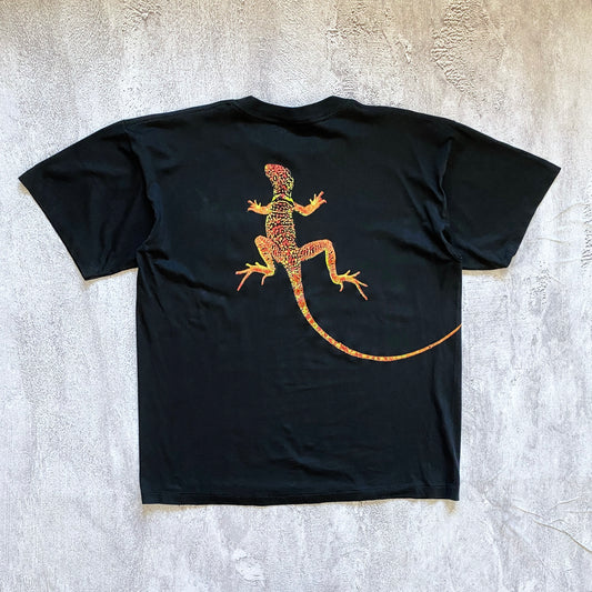 VINTAGE SINGLE STITCH MARLBORO UNLIMITED LIZARD POCKET TEE-1990'S SIZE XL