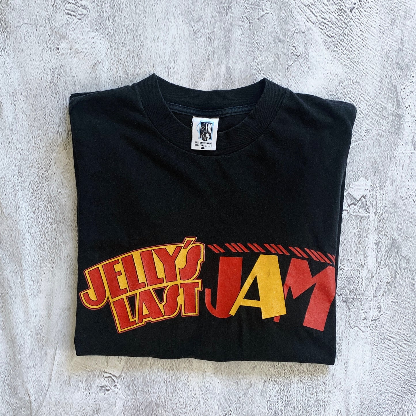 VINTAGE SINGLE STITCH JELLY'S LAST JAM TEE-1990S SIZE XL