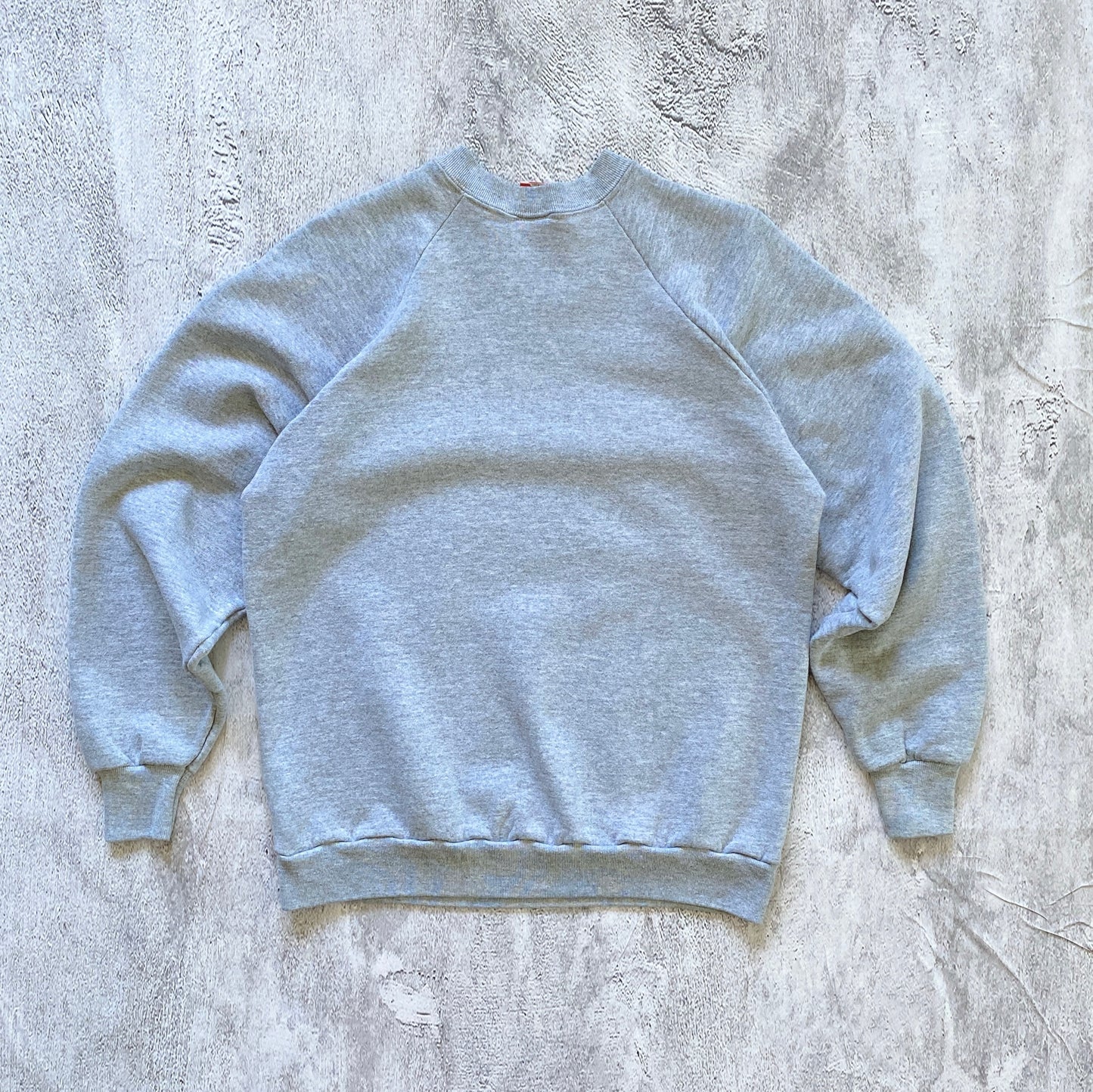 VINTAGE HEATHER GREY WOODS SWEATSHIRT-1990'S SIZE L/M