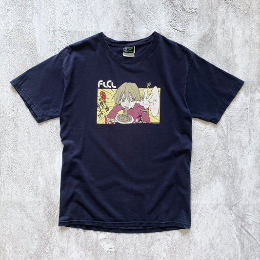 VINTAGE FOOLY COOLY FLCL ANIME BROCCOLI GEAR TEE-1990'S SIZE M