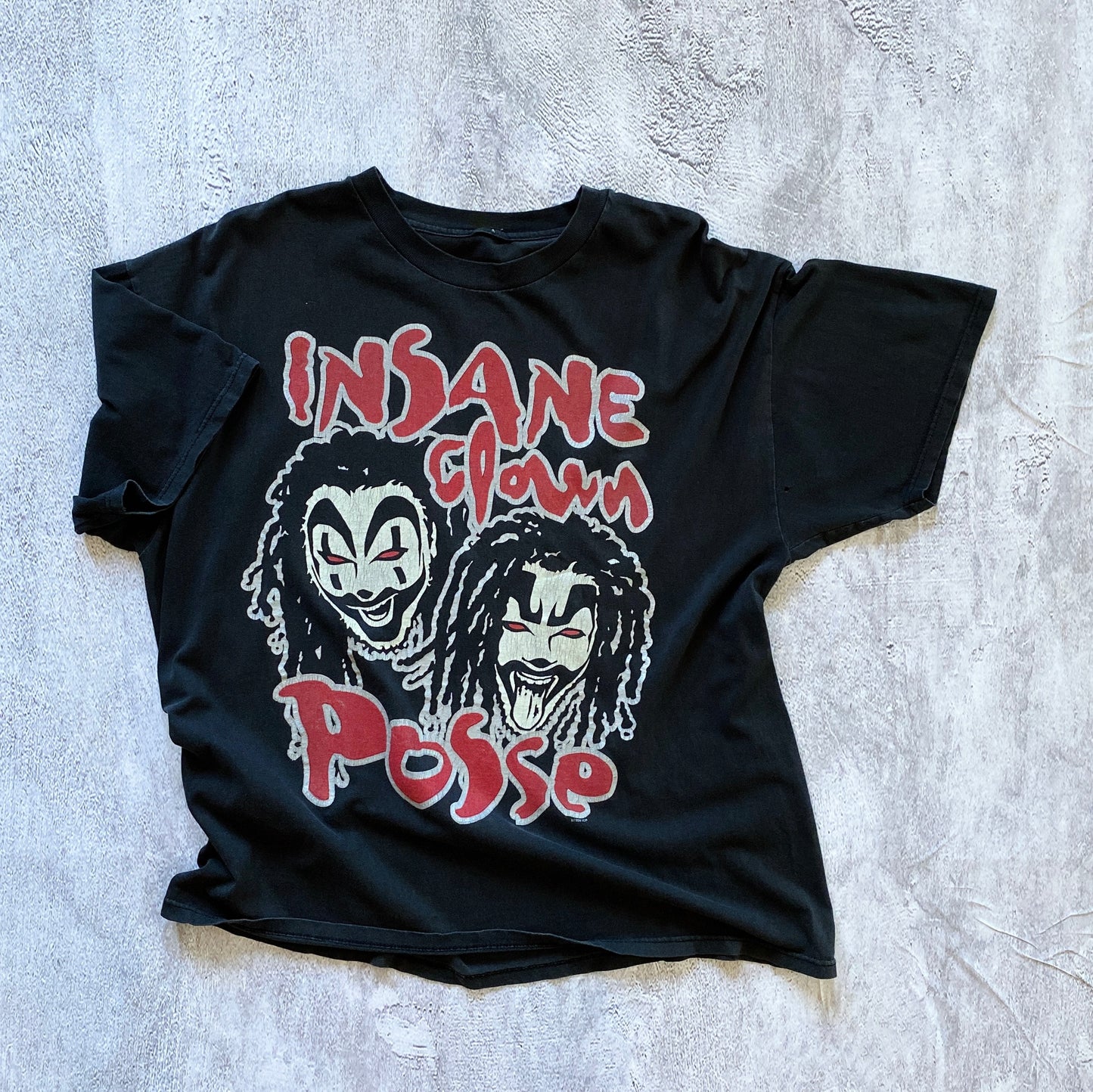 VINTAGE INSANE CLOWN POSSE TEE-1990'S SIZE XL