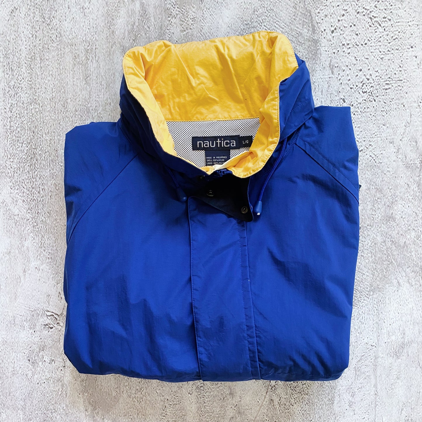 VINTAGE NAUTICA WINBREAKER JACKET-1990'S SIZE L/XL