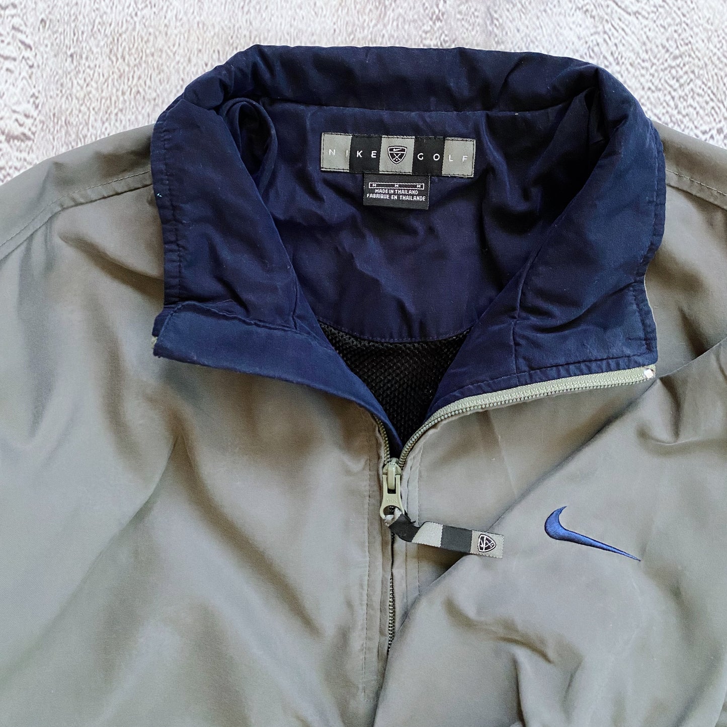 QUARTER ZIP NIKE GOLF WINDBREAKER JACKET-2000'S SIZE M/L