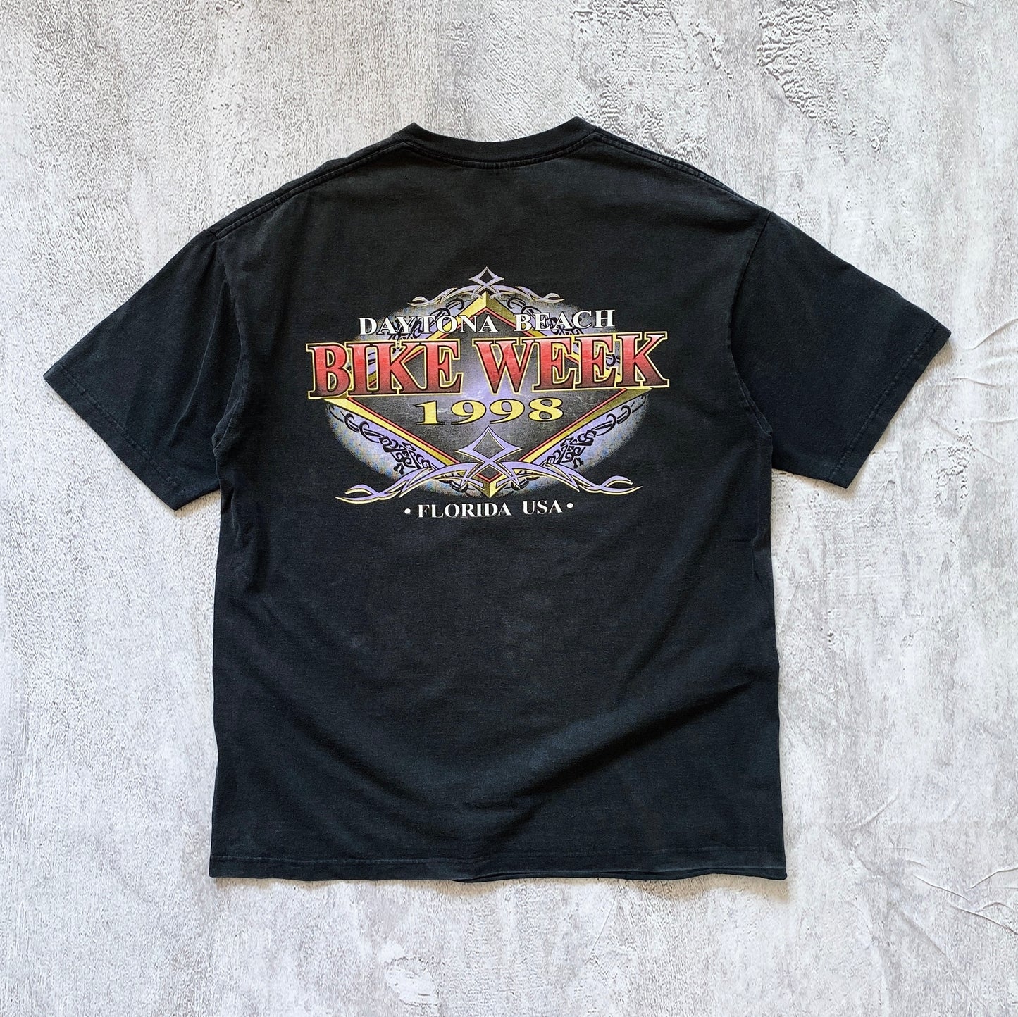 VINTAGE DAYTONA BEACH BIKE WEEK TEE-1990'S SIZE XL