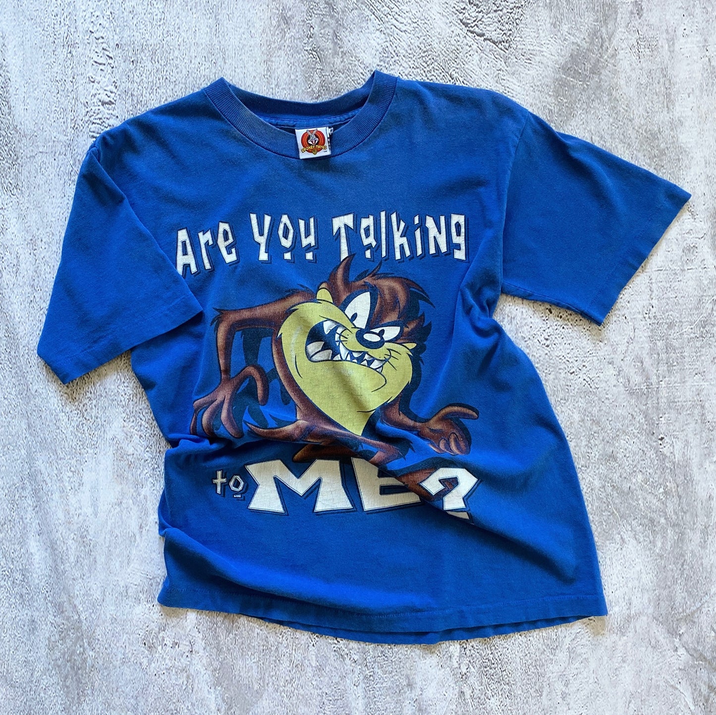 VINTAGE SINGLE STITCH LOONEY TUNES TAZ TEE-1990'S SIZE S