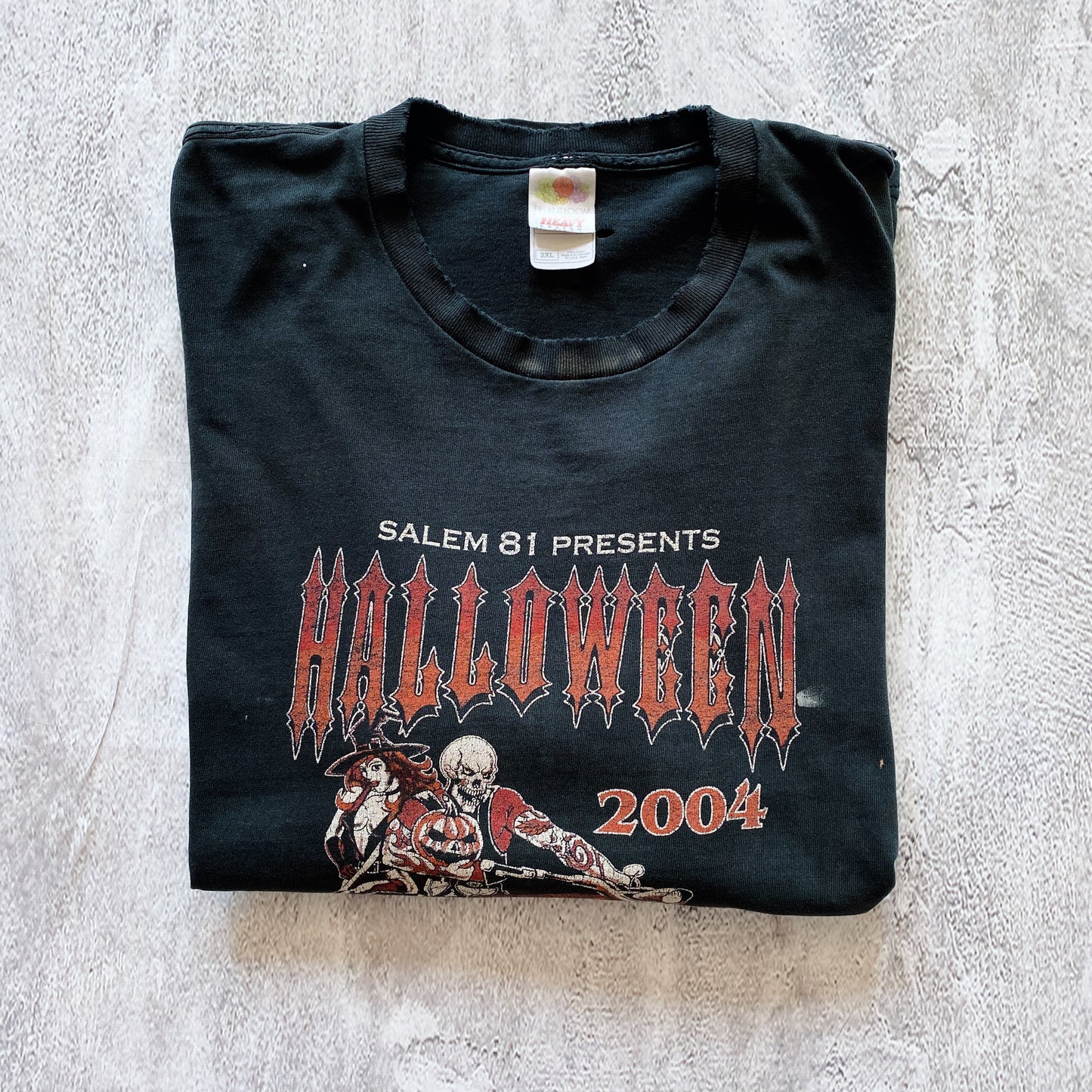 VINTAGE HALLOWEEN BIKE WEEK TEE-EARLY 2000'S SIZE XXL