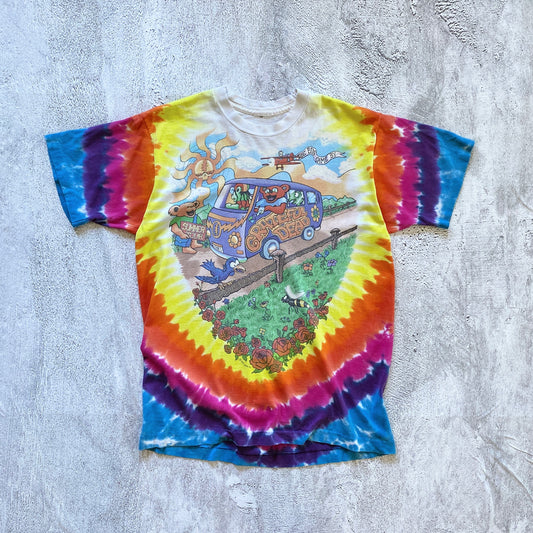 VINTAGE SINGLE STITCH GRATEFUL DEAD TEE-1990'S SIZE L/M