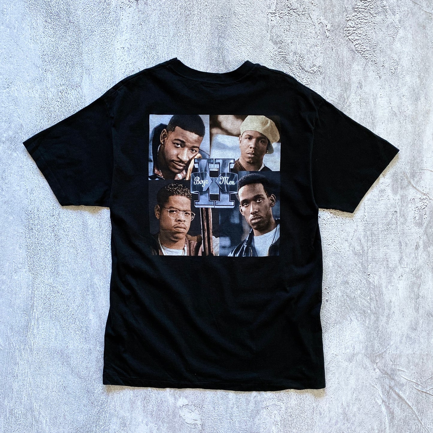 VINTAGE SINGLE STITCH BOYZ II MEN TEE-1990'S SIZE XL