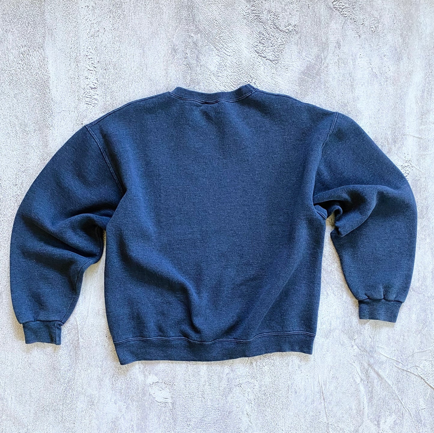 VINTAGE BLUISH-GREY RUSSELL ATHLETIC SWEATSHIRT-2000'S SIZE M