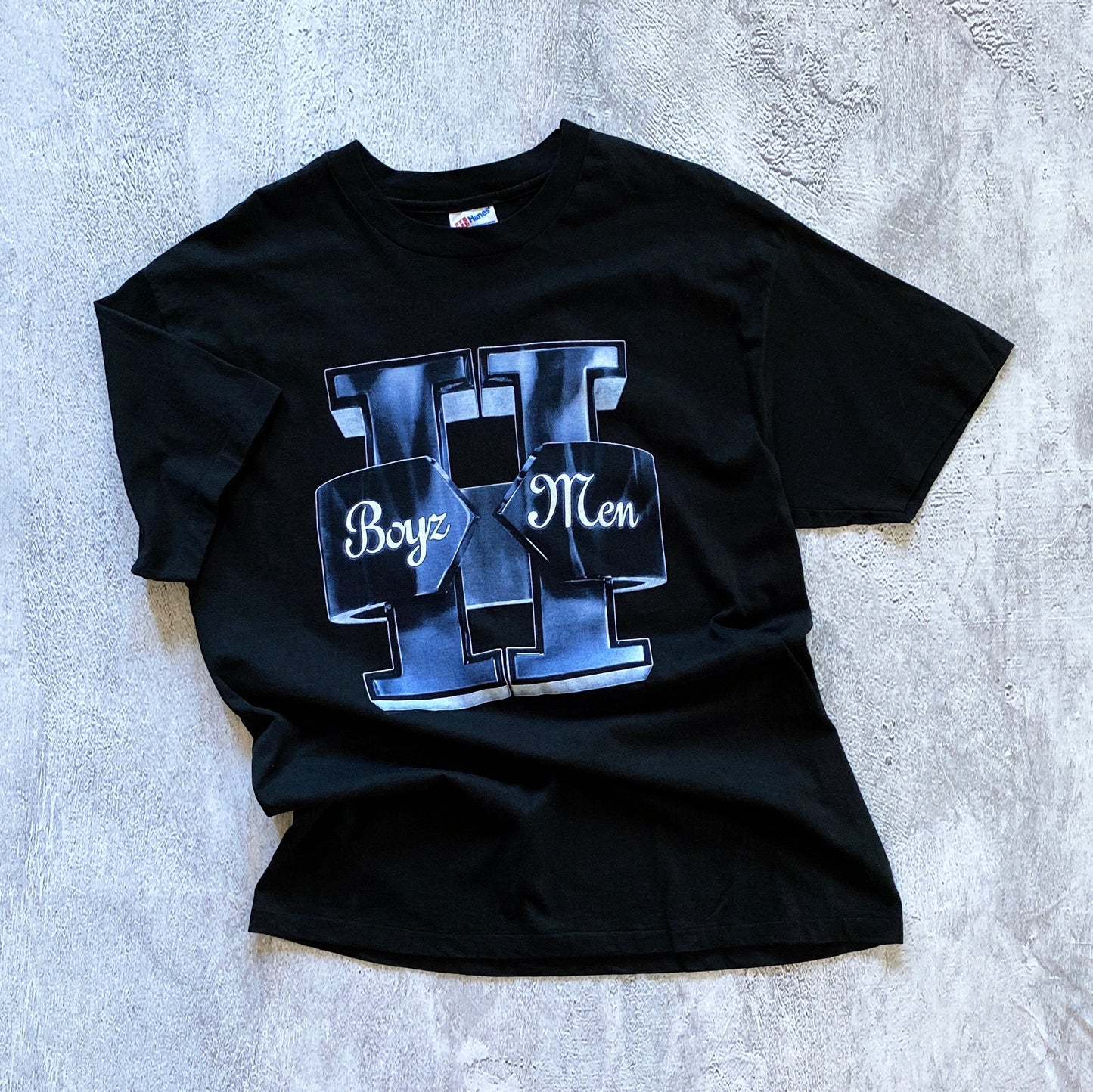 VINTAGE SINGLE STITCH BOYZ II MEN TEE-1990'S SIZE XL