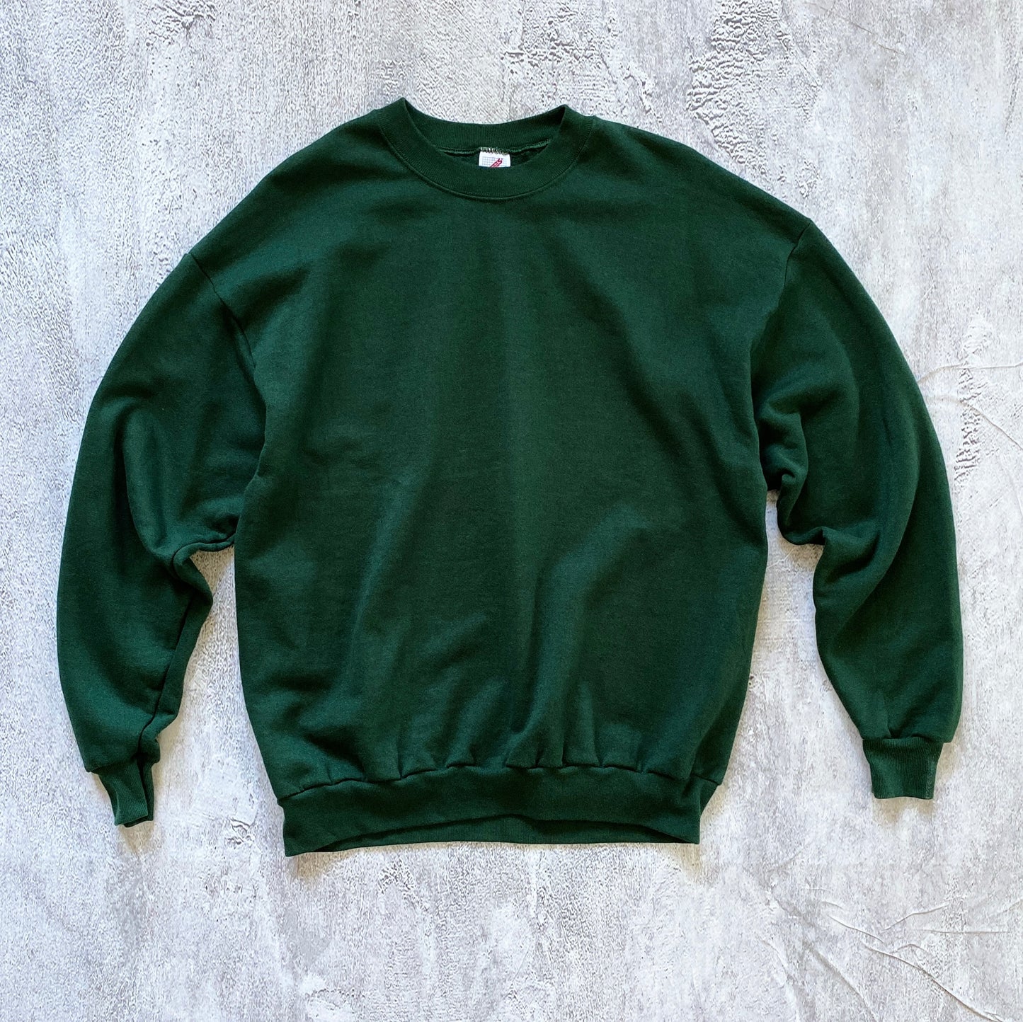 VINTAGE GREEN JERZEES SWEATSHIRT-1990'S SIZE XL