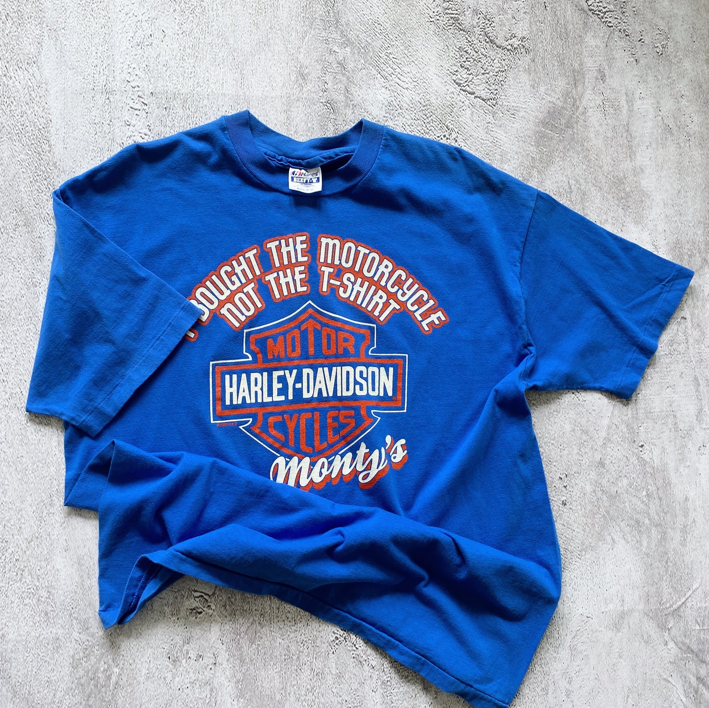 VINTAGE SINGLE STITCH HARLEY DAVIDSON TEE- 1980'S SIZE XL