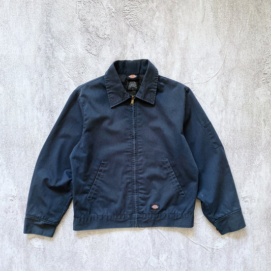 FADED NAVY BLUE EISENHOWER DICKIES JACKET- 2000'S SIZE M