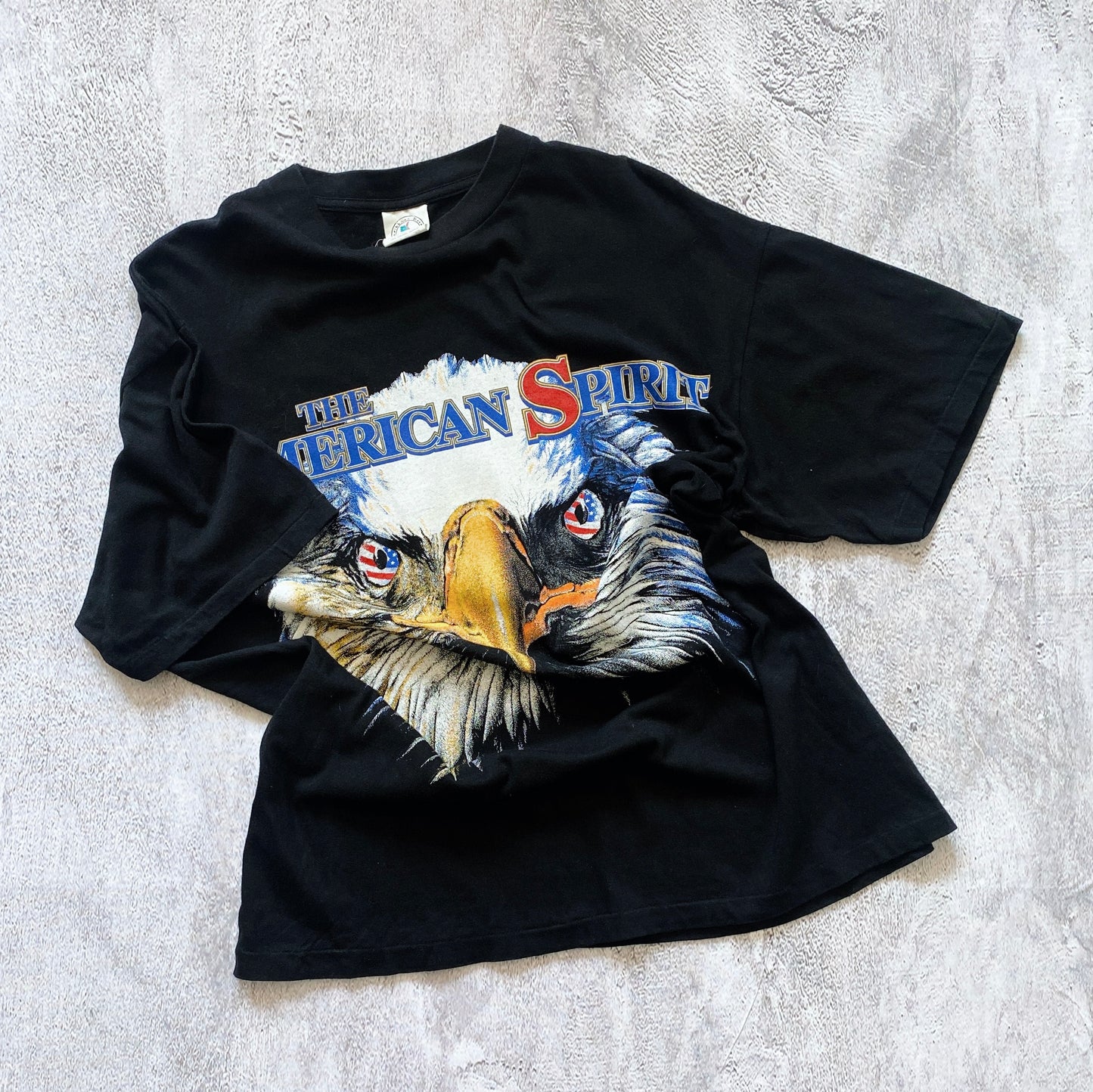 VINTAGE SINGLE STITCH THE AMERICAN SPIRIT TEE-1990'S SIZE XL