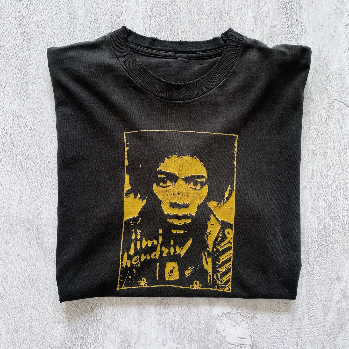 VINTAGE SINGLE STITCH JIMMY HENDRIX TEE-1990'S SIZE S/M