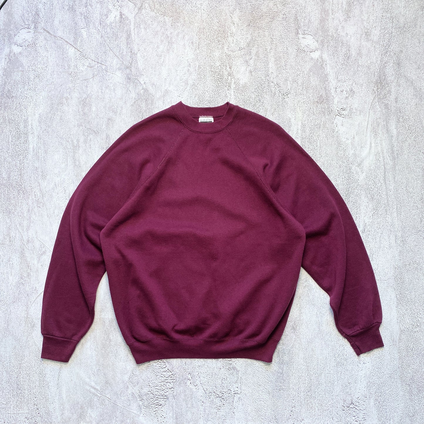 VINTAGE BURGUNDY TULTEX SWEATSHIRT- 1990'S SIZE XL