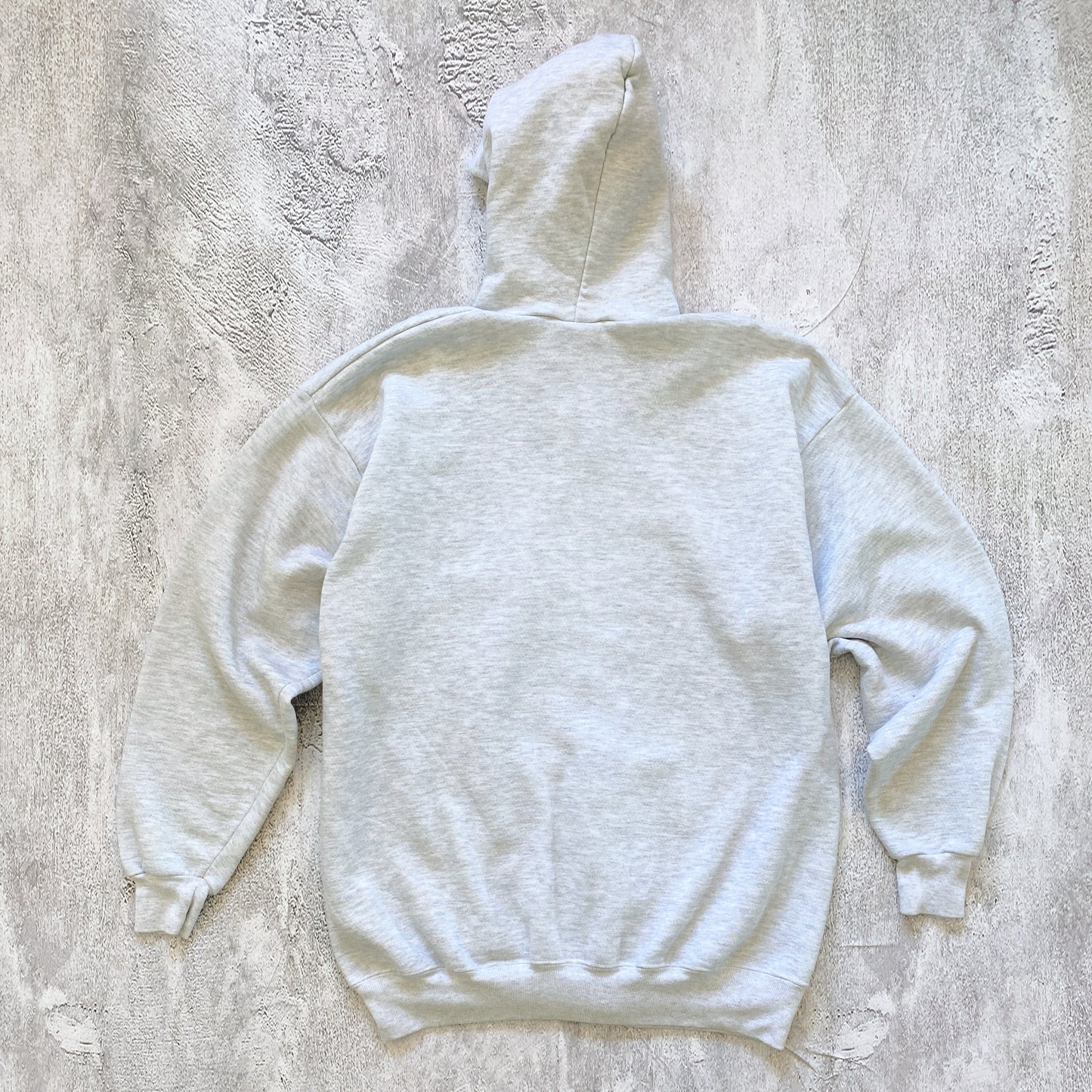 VINTAGE HEATHER GREY LEE ZIP UP HOODIE- 1990'S SIZE XL