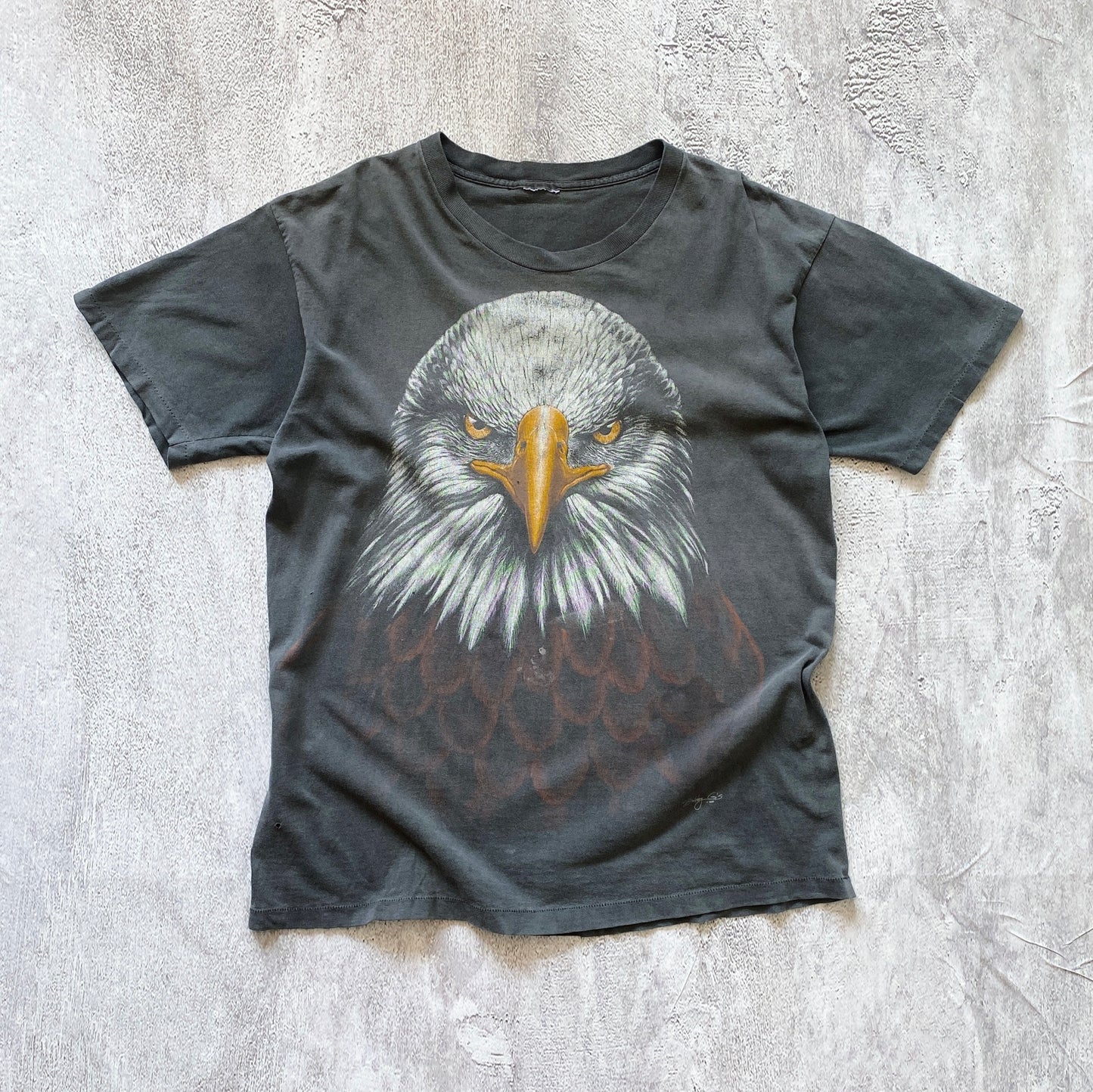 VINTAGE SINGLE STITCH BOBBY'S G'S EAGLE TEE-1990'S SIZE XL